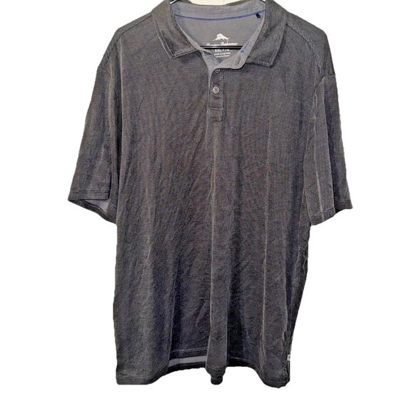 Tommy Bahama Dark Gray Polo Size XXL - Picture 2 of 6